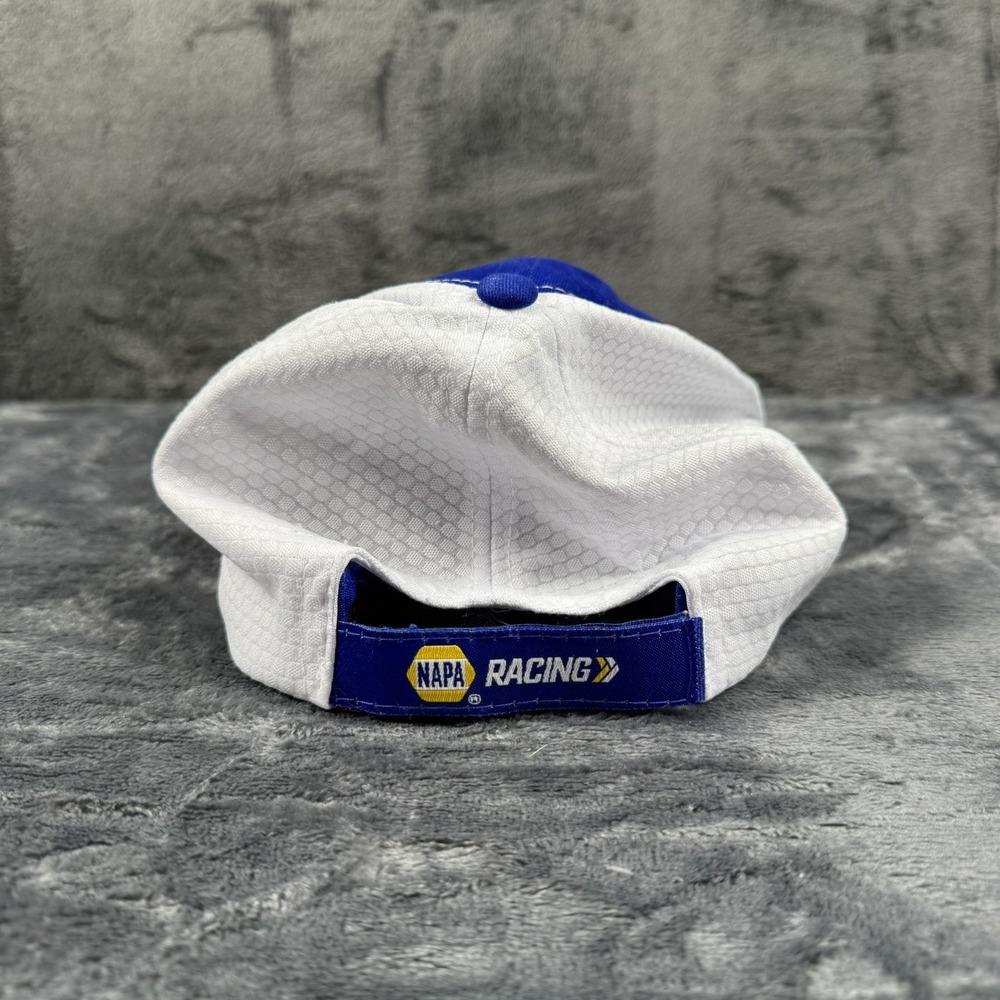 Napa Racing Cap Hat Mens Chase Elliott 9 NASCAR Blue White Adjustable Strapback - Picture 4 of 5